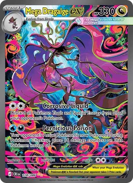 Mega Dragalge ex (Chaos Rising)