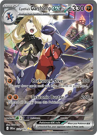 Cynthia's Garchomp ex (Destined Rivals)