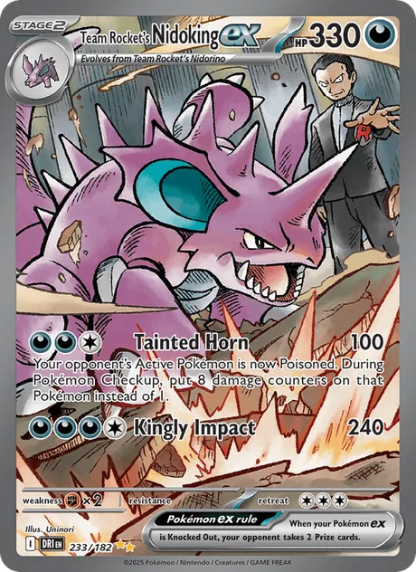Team Rocket's Nidoking ex (Destined Rivals)