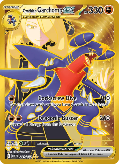 Cynthia's Garchomp ex (Destined Rivals)