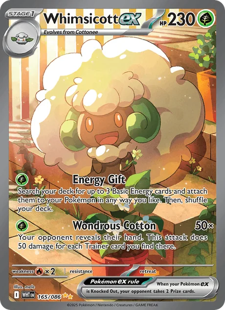 Whimsicott ex (White Flare)