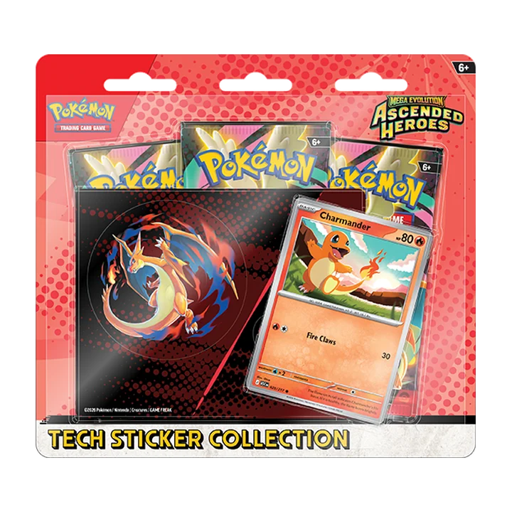 Pokémon TCG: Ascended Heroes Tech Sticker Collection (Charmander)